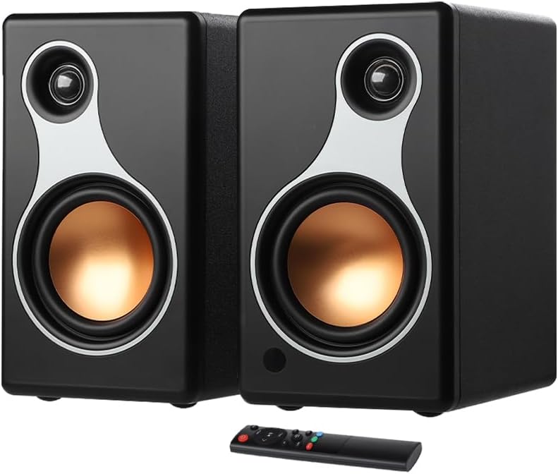 AIYIMA S500 Parlantes Activos de 4" tipo Bookshelf (Open Box)