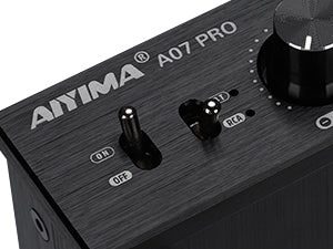 Amplificador para parlantes pasivos AIYIMA A07 Pro con receptor Bluetooth (Usado)