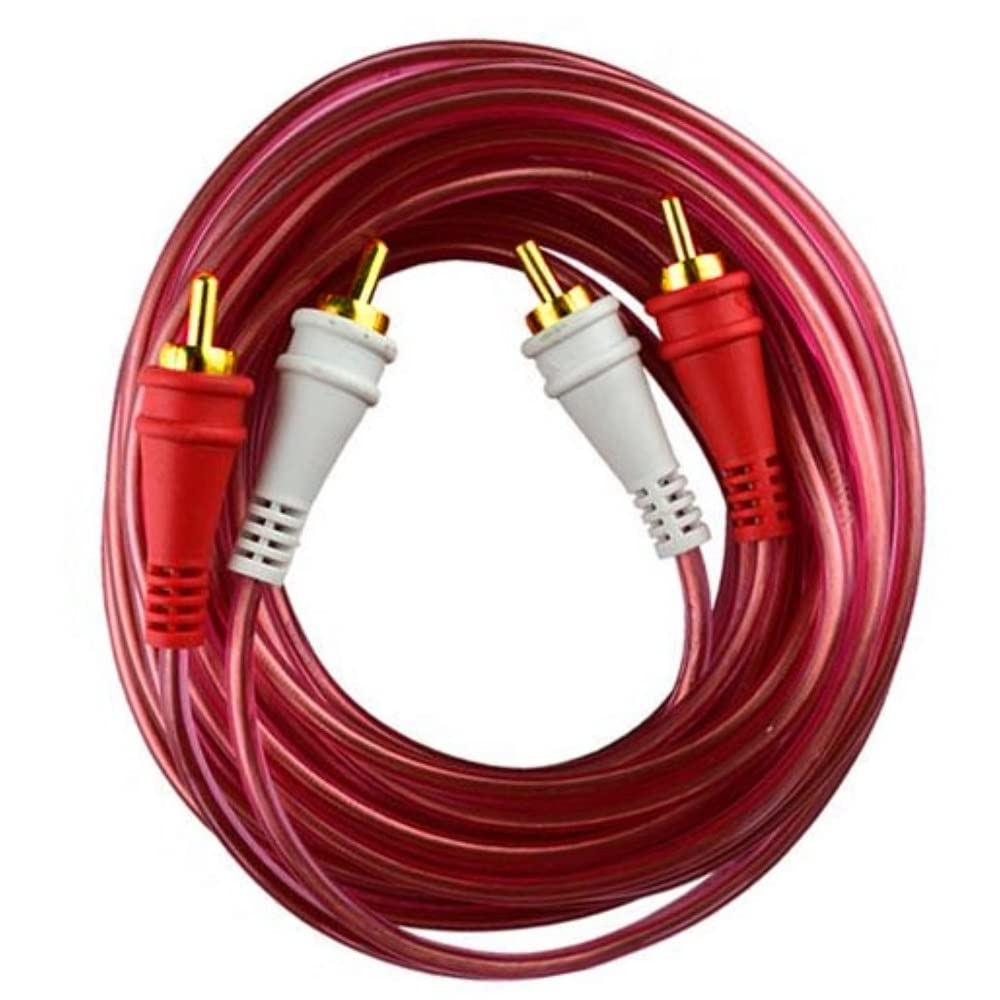 Cable de audio stereo RCA libre de oxígeno Audiopipe (4.6mts)