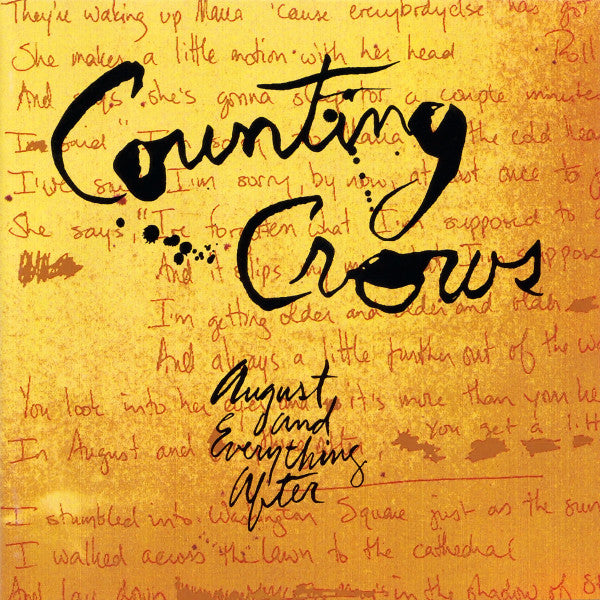 Counting Crows – August And Everything After (CD Usado) 💿