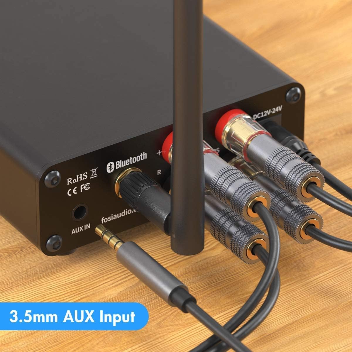 Amplificador de audio estéreo Fosi Audio BT10A con Bluetooth 5.0