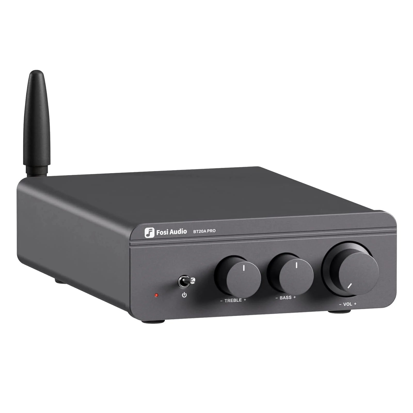 Amplificador estereo con bluetooth para parlantes pasivos Fosi Audio BT20A Pro