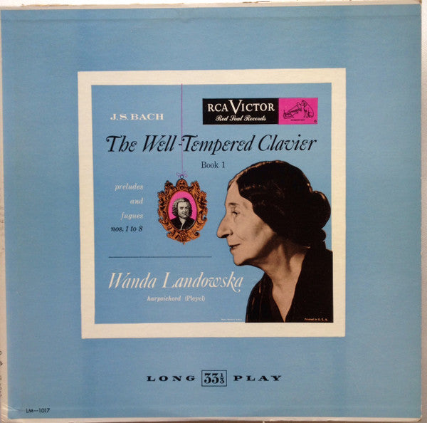 J.S. Bach - Wanda Landowska – The Well-Tempered Clavier: Book I: Preludes And Fugues Nos. 1-8 (Usado)
