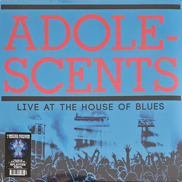 Adolescents – Live at the House of Blues (Blue/Black Splatter Vinyl) 🇺🇸