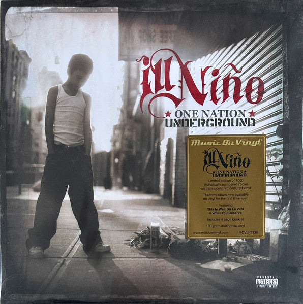 Ill Nino – One Nation Underground (Translucent Red Vinyl/180G) 🇺🇸