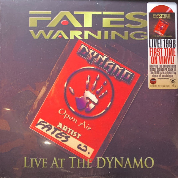 Fates Warning – Live At The Dynamo (Crimson Red Vinyl) 🇺🇸