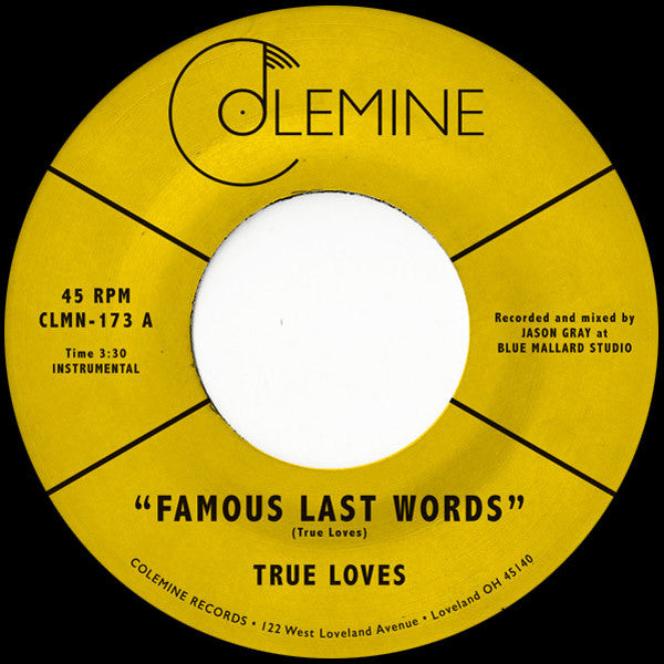 True Loves – Famous Last Words 🇺🇸