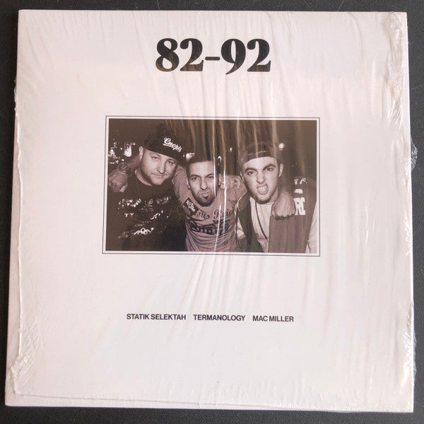 Statik Selektah – 82 - 92 (Clear Vinyl) 🇺🇸