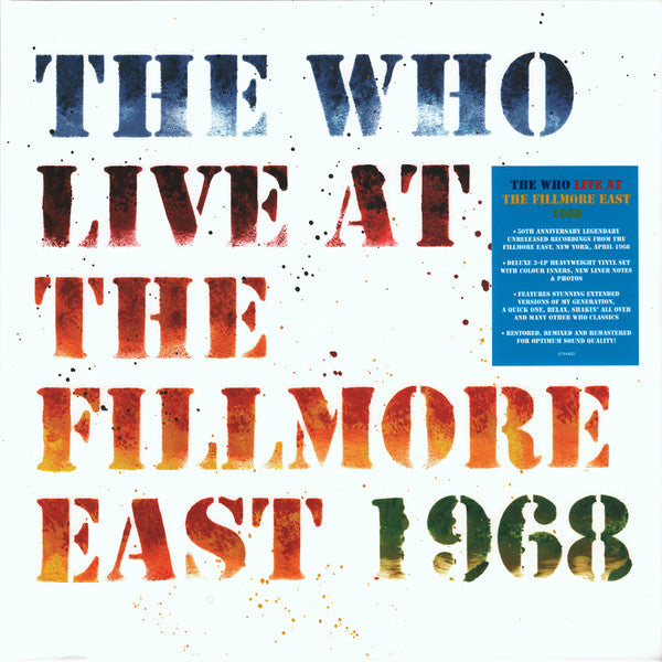 Who – Live at the Fillmore East (180G/Gatefold) 🇺🇸