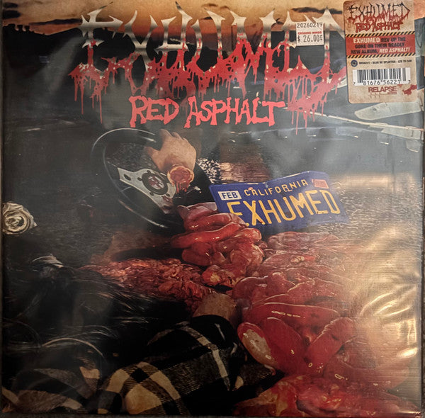 Exhumed – Red Asphalt (Royal Blue with Splatter Vinyl) (I) 🇺🇸