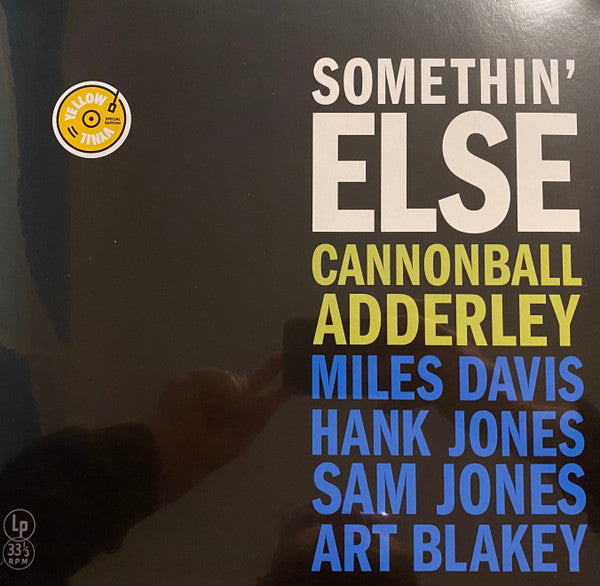 Cannonball Adderley – Somethin Else (Yellow Vinyl) 🇺🇸