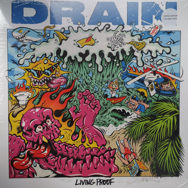 Drain – Living Proof (Kelly Green/Easter Yellow Galaxy Vinyl) 🇺🇸