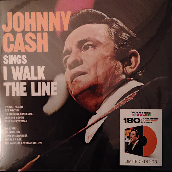 Johnny Cash – Sings I Walk The Line (180G/Orange Vinyl) 🇺🇸