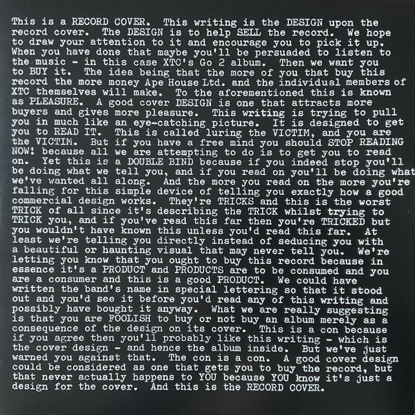Xtc – Go 2 (2LP/180G) 🇺🇸