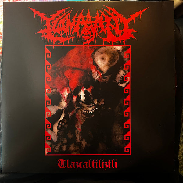 Tzompantli – Tlazcaltiliztli (Limited/Blood Red Inside Ultra Clear W/ Silver / White / Black Splatter Vinyl) 🇺🇸