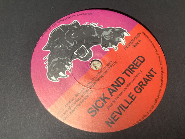 Neville Grant – Sick & Tired/Black Man's Time 🇺🇸