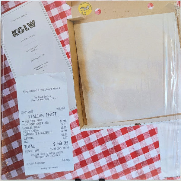 King Gizzard & The Lizard Wizard – Italian Feast (Deluxe Edition/Italian Feast Pizza & Spaghetti/Meatballs Vinyl/Picture Disc) 🇺🇸