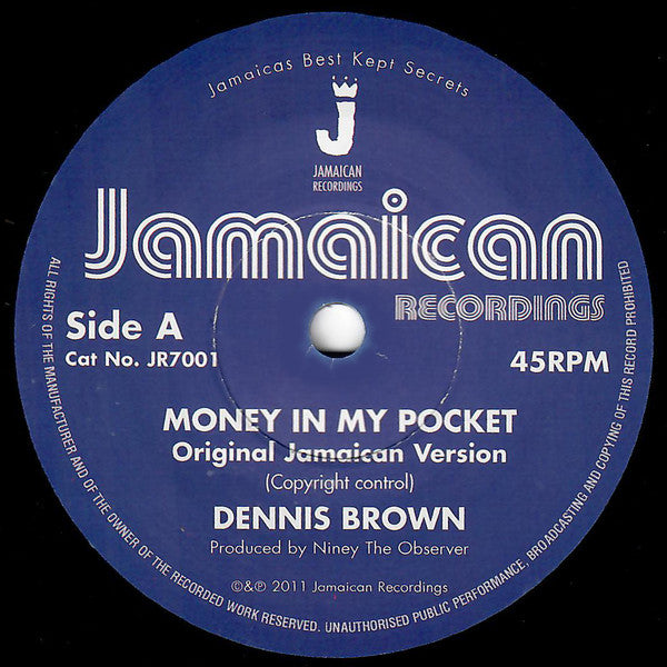 Dennis Brown – Money in My Pocket 🇺🇸