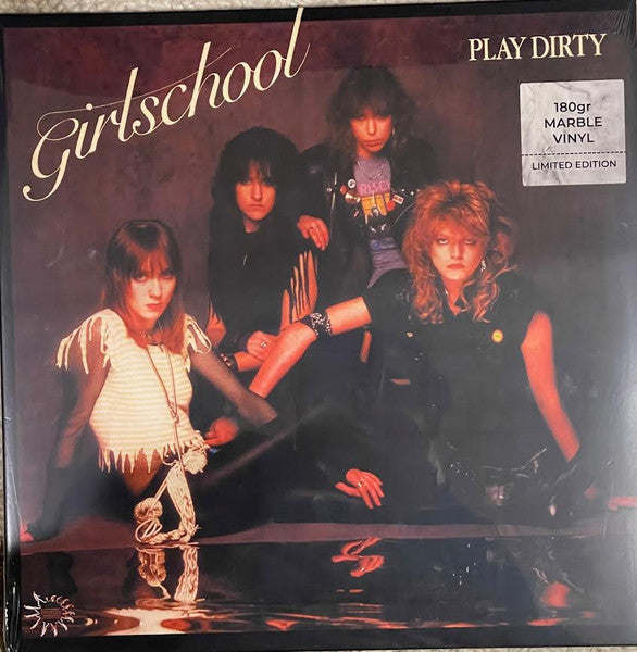 Girlschool – Play Dirty (Red Marble Vinyl) 🇺🇸