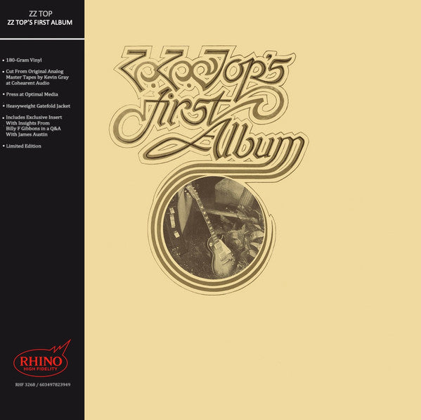 Zz Top – Zz Top's First Album (180G) (Syeor) 🇺🇸