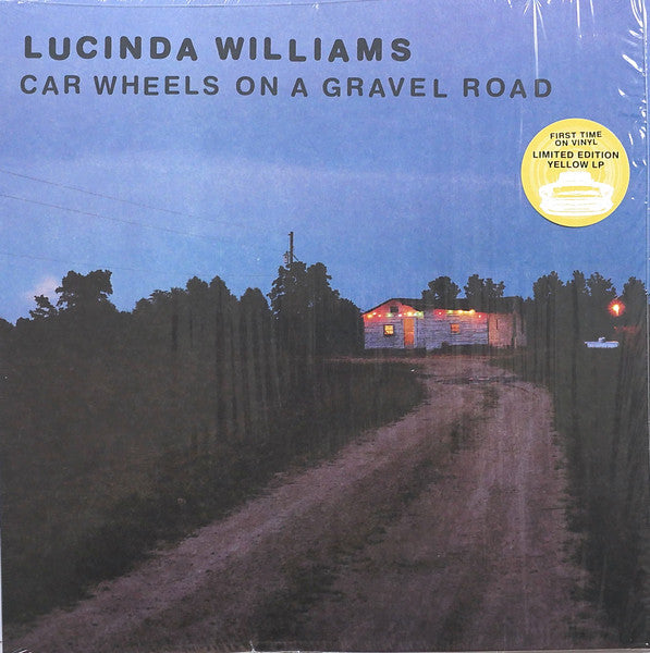 Lucinda Williams – Car Wheels on a Gravel Road (Yellow Vinyl) 🇺🇸