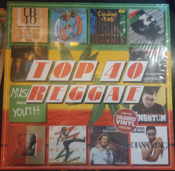 Various Artists – Top 40 Reggae (Deep Red Vinyl) (Import) 🇺🇸