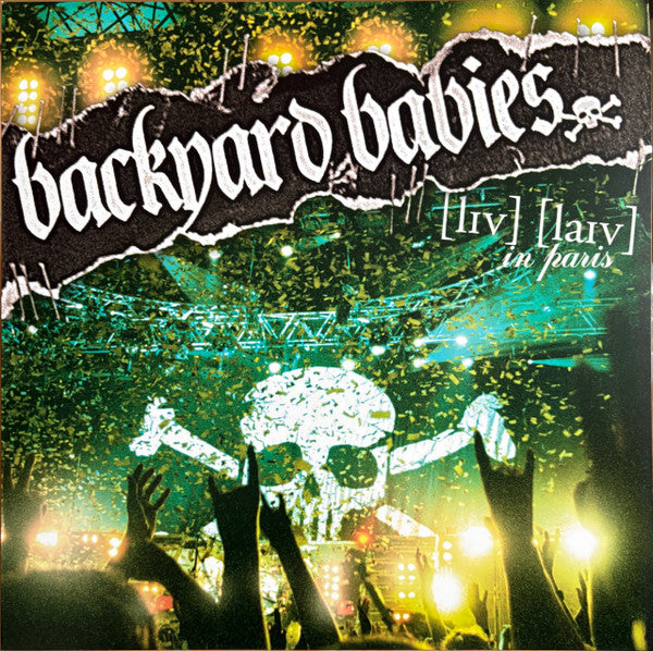 Backyard Babies – Live Live in Paris (Black & Green, Colour-in-colour Ink-spot Pattern Vinyl/180G) 🇺🇸