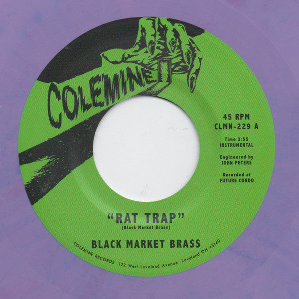 Black Market Brass – Rat Trap / Chop Bop (Purple Swirl 7INCH) 🇺🇸