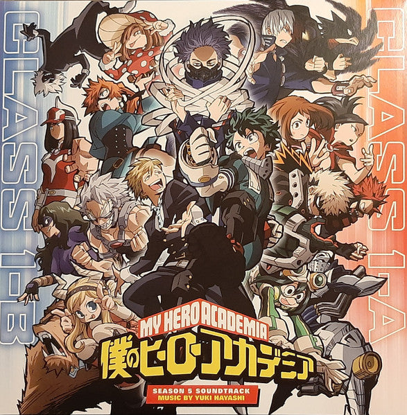 Yuki Hayashi – My Hero Academia: Season 5 OST (2LP/1-opaque Blue Marble/2-opaque Red Mable Vinyl) 🇺🇸