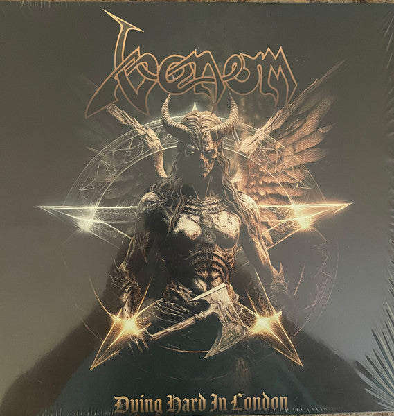 Venom – Dying Hard in London (Red W/ White Splatter Vinyl) 🇺🇸