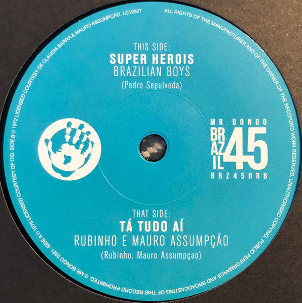 Brazilian Boys / Rubinho E Mauro Assumpcao – Super Herois / Tudo Ai 🇺🇸