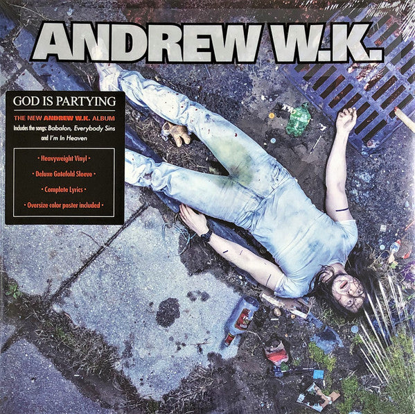 Andrew W.k. – God is Partying (X) (White Vinyl/Poster) 🇺🇸