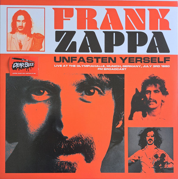 Frank Zappa – Unfasten Yerself: Live at the Olympiahalle. Munich. Germany. July 3RD 1980 - Fm Bro (Coloured Vinyl) 🇺🇸