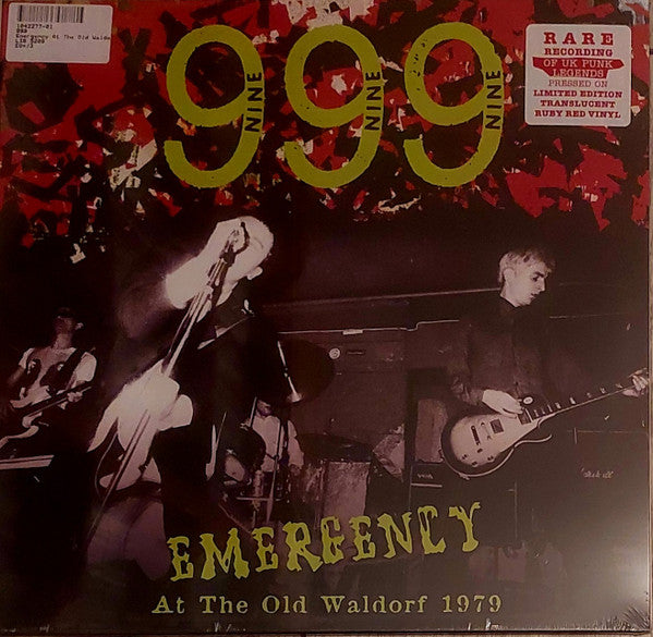 999 – Emergency at the Old Waldorf 1979 (Translucent Ruby Red Vinyl) (I) 🇺🇸