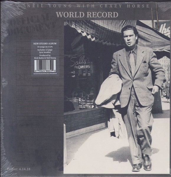 Neil & Crazy Horse Young – World Record (Clear Vinyl/2LP) (I) 🇺🇸