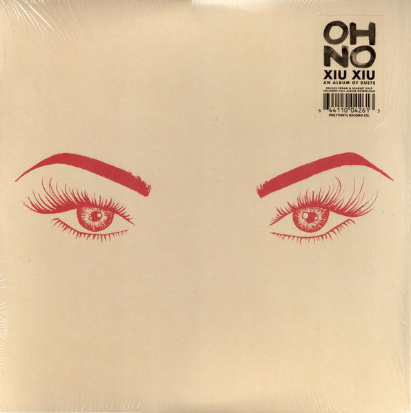 Xiu Xiu – Oh No (Solid Cream & Solid Scarlet Vinyl) 🇺🇸