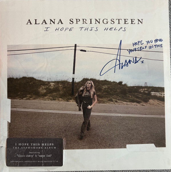 Alana Springsteen – I Hope This Helps (2Lp/140G/Iridescent Blue Vinyl) 🇺🇸