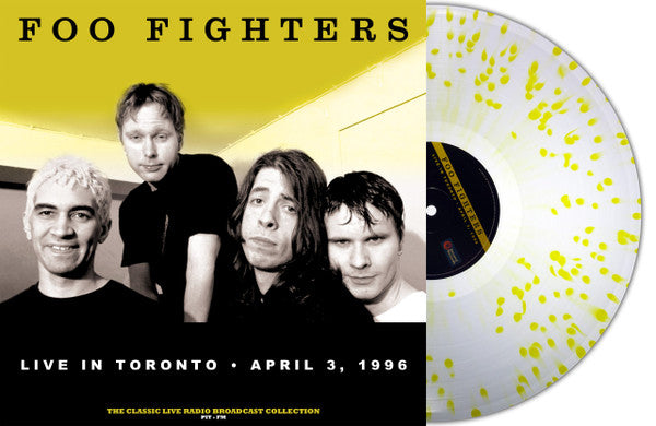 Foo Fighters – Live in Toronto April 3 1996 (Splatter Vinyl) 🇺🇸