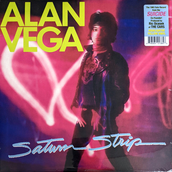 Alan Vega – Saturn Strip (Highlighter Yellow Vinyl) 🇺🇸