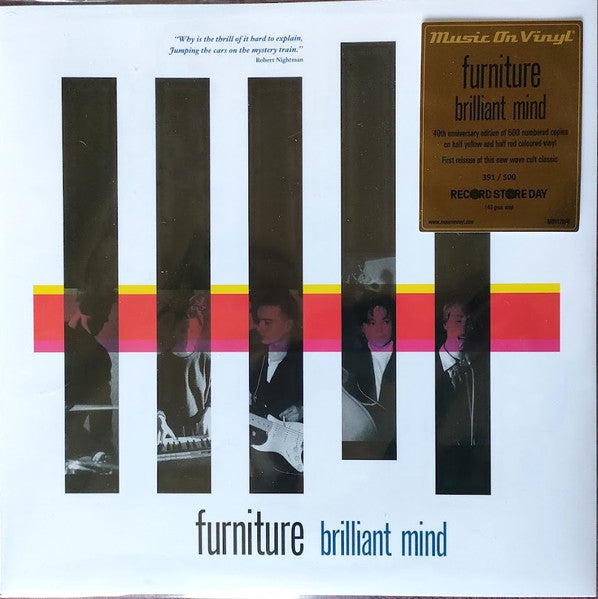 Furniture – Brilliant Mind (Half Yellow/Red Vinyl/140G/40TH Anniversary/Limited) (I) 🇺🇸
