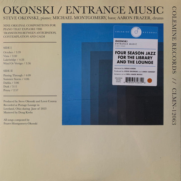 Okonski – Entrance Music (Orange & Black Swirl Vinyl) 🇺🇸