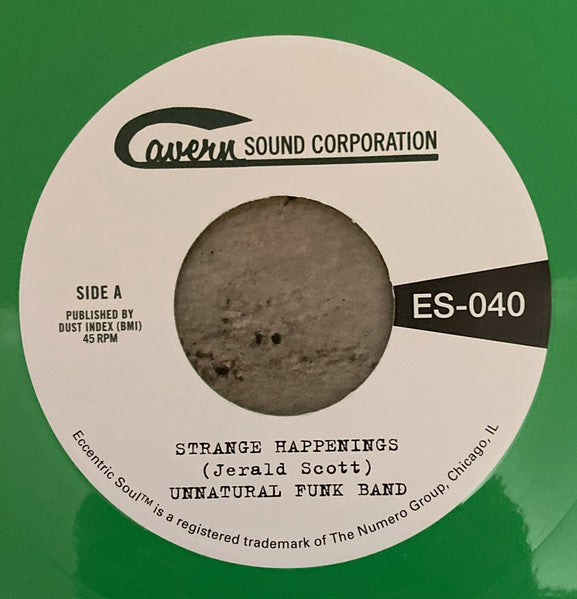 Unnatural Funk Band – Strange Happenings / Living in the Past (Natural Glass 7INCH) 🇺🇸