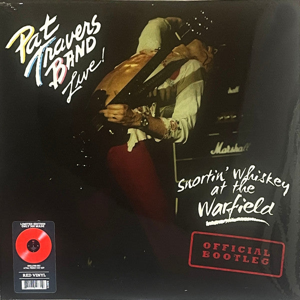 Pat Travers – Snortin' Whiskey at the Warfield (Red Vinyl) 🇺🇸