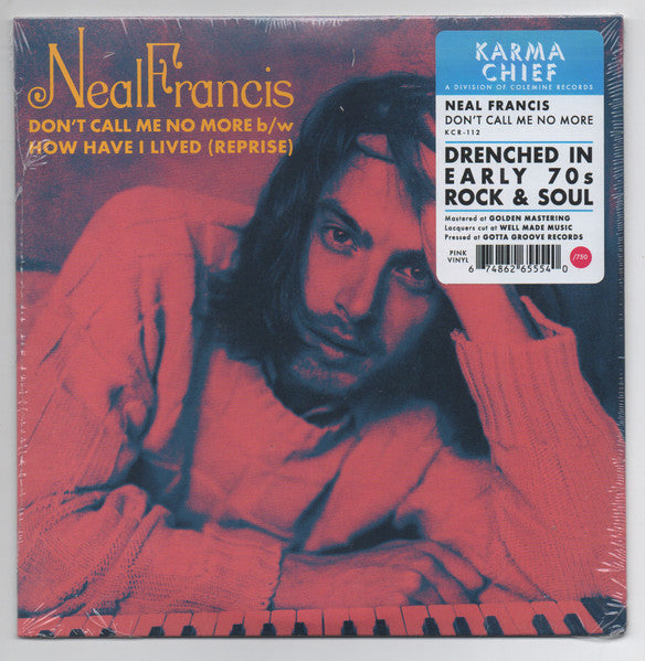 Neal Francis – Don't Call Me No More (Opaque Pink Vinyl) 🇺🇸