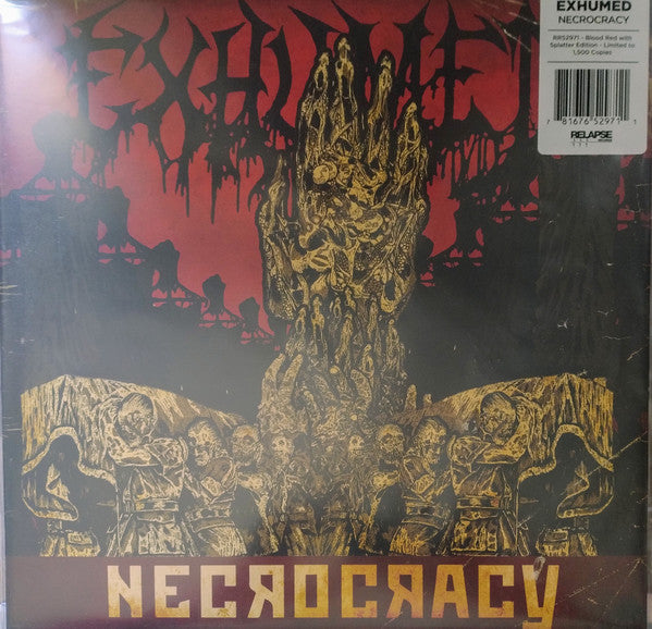 Exhumed – Necrocracy (Blood Red with Splatter Vinyl) 🇺🇸