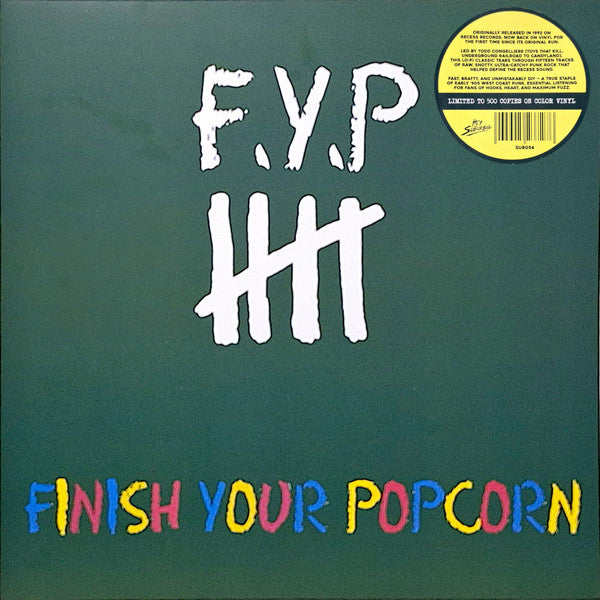 F.y.p. – Finish Your Popcorn (Green Vinyl) 🇺🇸