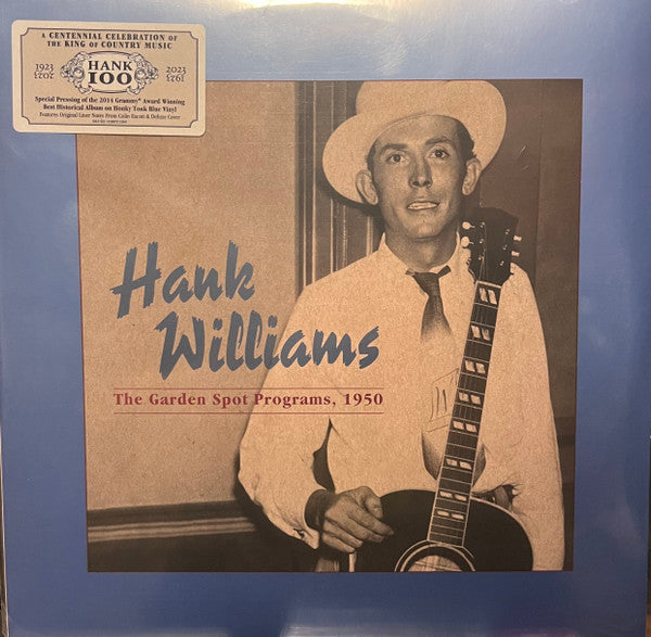 Hank Williams – Garden Spot Programs, 1950 (Centennial Edition) (Blue Vinyl) (I) 🇺🇸