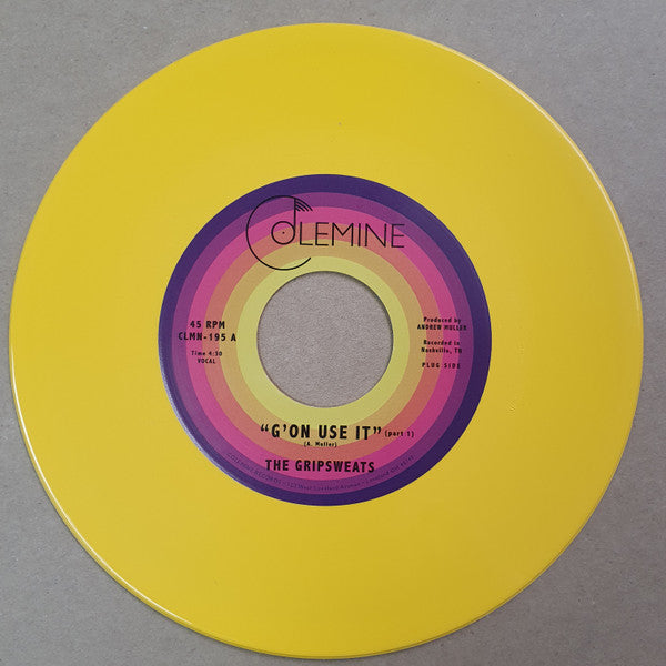 Gripsweats – G'on Use It (Opaque Yellow 7INCH) 🇺🇸