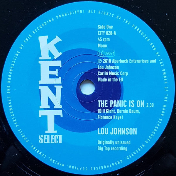 Lou Johnson – Panic is on / You Better Let Him Go 🇺🇸