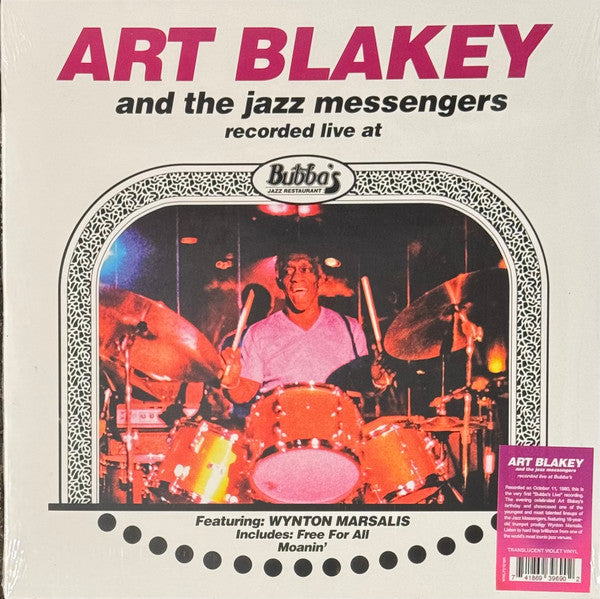 Art & Jazz Messengers Blakey – Live at Bubba's 1980 (Violet Vinyl) 🇺🇸